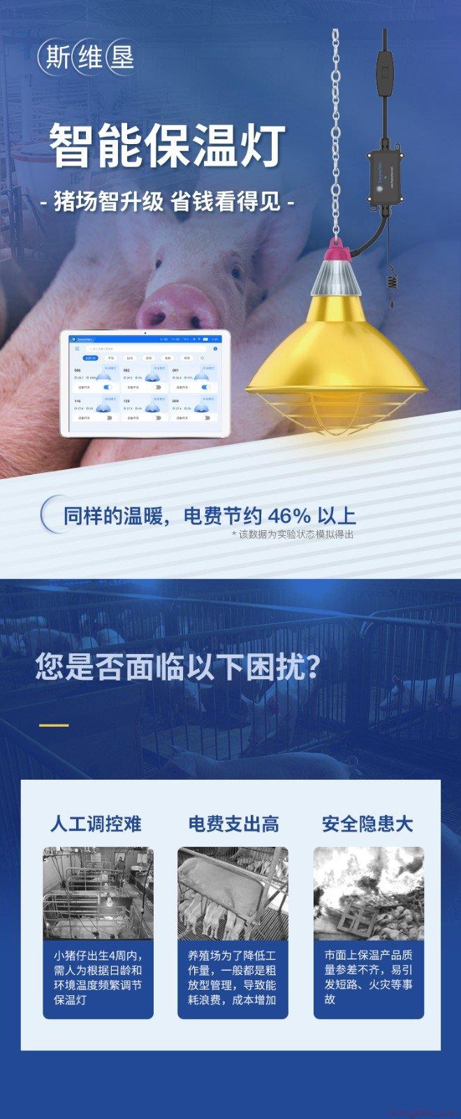 斯维垦猪场保温灯